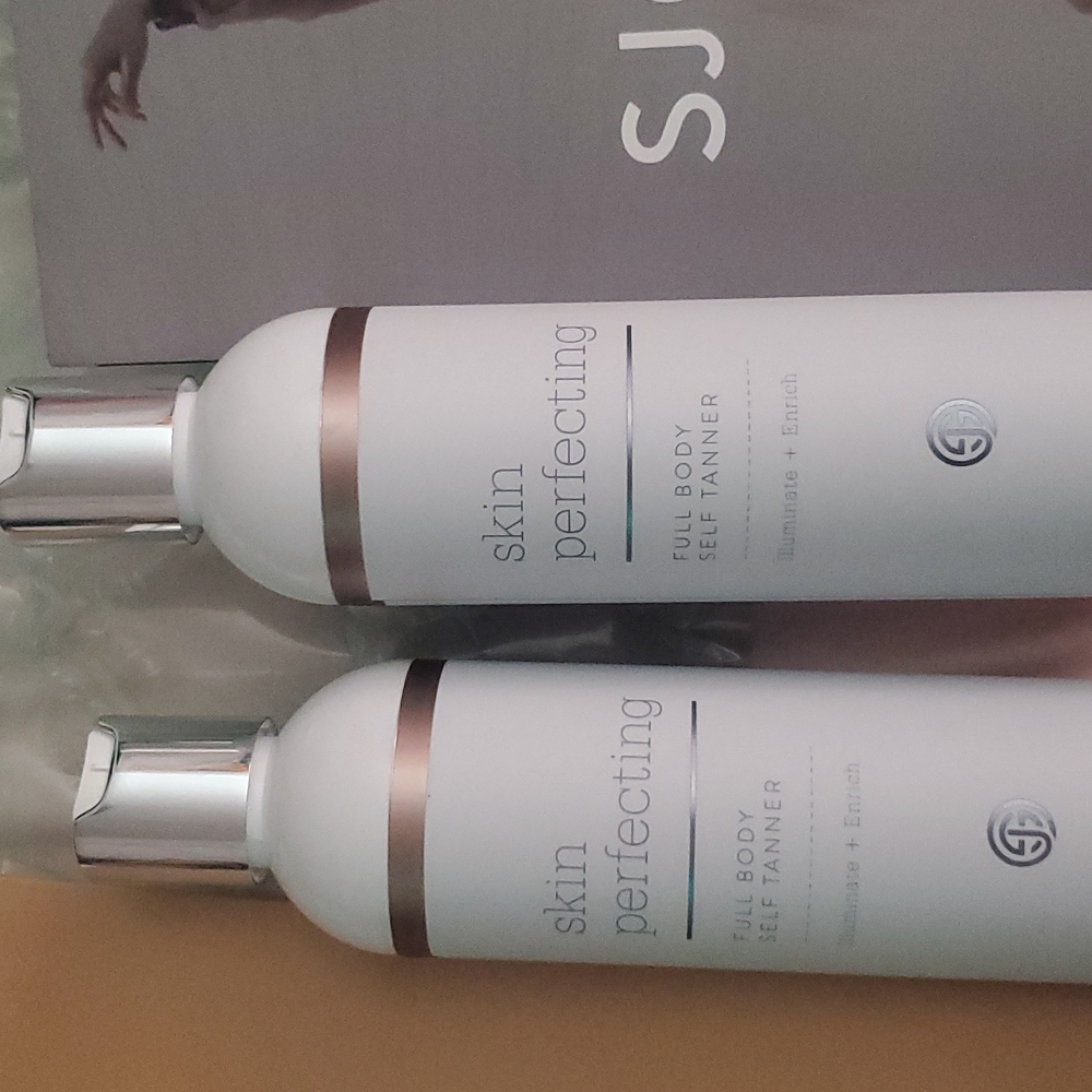 SJOLIE SKIN PERFECTING SELF TANNER 1= $35 2= $60.